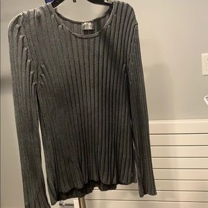 Les copaino jeans knitted sweater